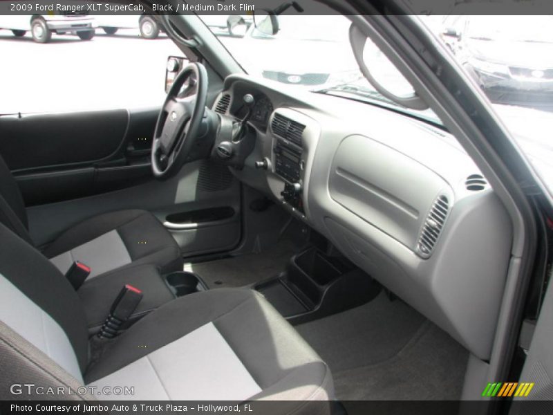 Black / Medium Dark Flint 2009 Ford Ranger XLT SuperCab