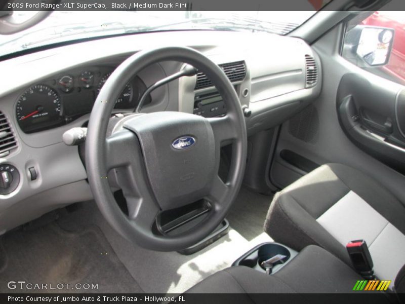 Medium Dark Flint Interior - 2009 Ranger XLT SuperCab 