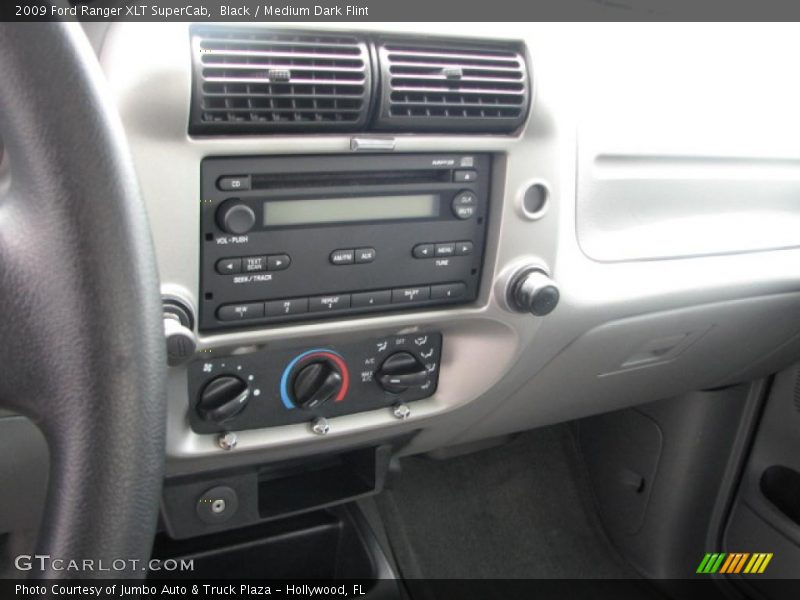 Black / Medium Dark Flint 2009 Ford Ranger XLT SuperCab