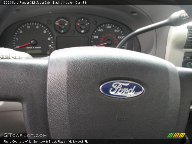 Black / Medium Dark Flint 2009 Ford Ranger XLT SuperCab
