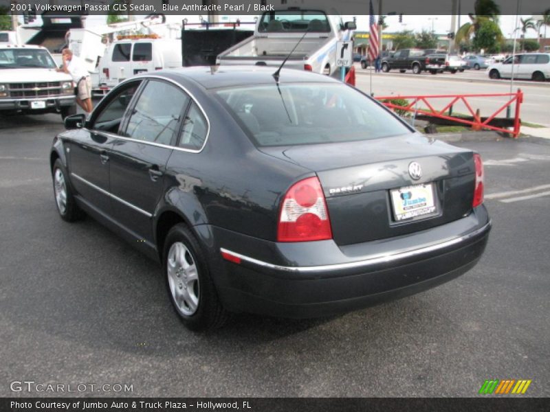 Blue Anthracite Pearl / Black 2001 Volkswagen Passat GLS Sedan