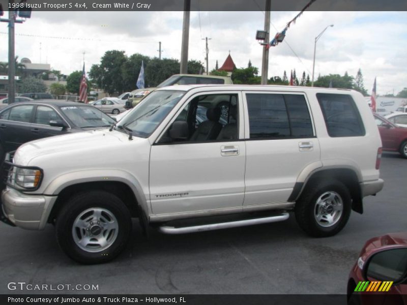 Cream White / Gray 1998 Isuzu Trooper S 4x4