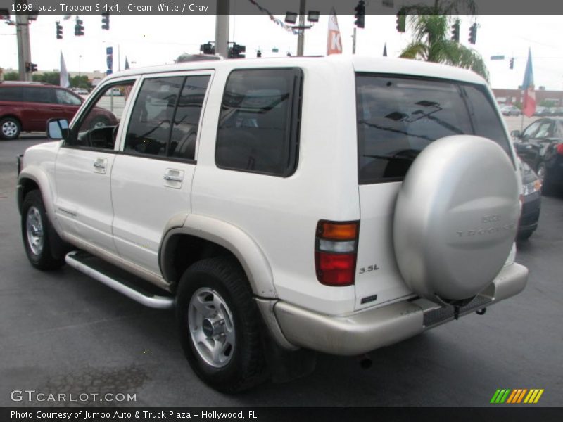 Cream White / Gray 1998 Isuzu Trooper S 4x4