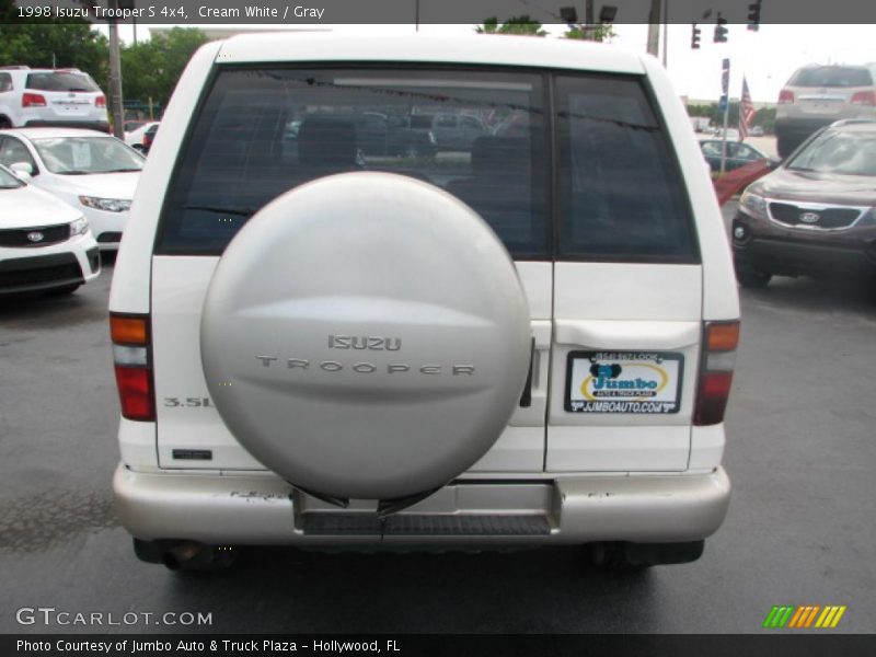 Cream White / Gray 1998 Isuzu Trooper S 4x4