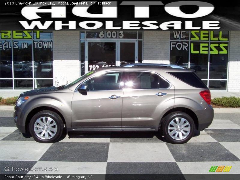 Mocha Steel Metallic / Jet Black 2010 Chevrolet Equinox LTZ