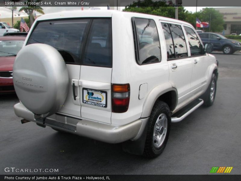 Cream White / Gray 1998 Isuzu Trooper S 4x4