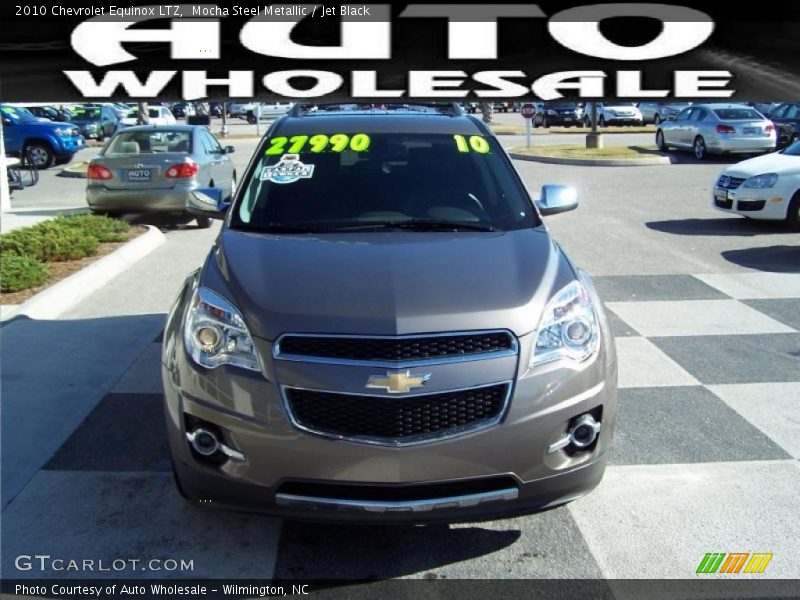 Mocha Steel Metallic / Jet Black 2010 Chevrolet Equinox LTZ