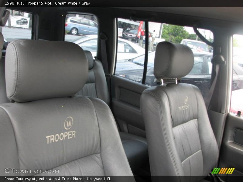 Cream White / Gray 1998 Isuzu Trooper S 4x4
