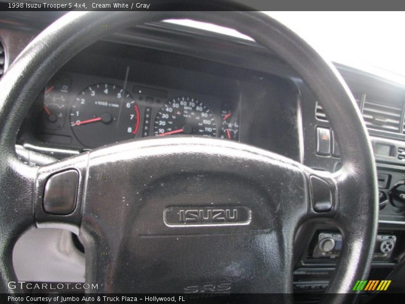 Cream White / Gray 1998 Isuzu Trooper S 4x4