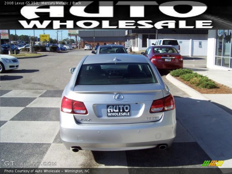 Mercury Metallic / Black 2008 Lexus GS 350