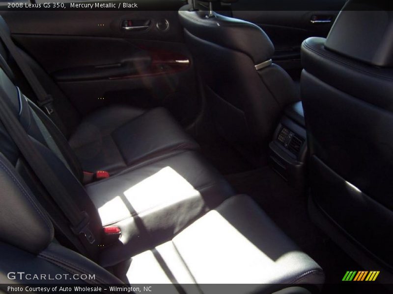 Mercury Metallic / Black 2008 Lexus GS 350