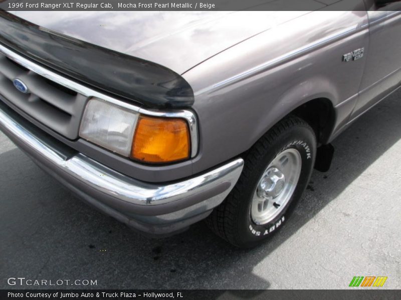 Mocha Frost Pearl Metallic / Beige 1996 Ford Ranger XLT Regular Cab
