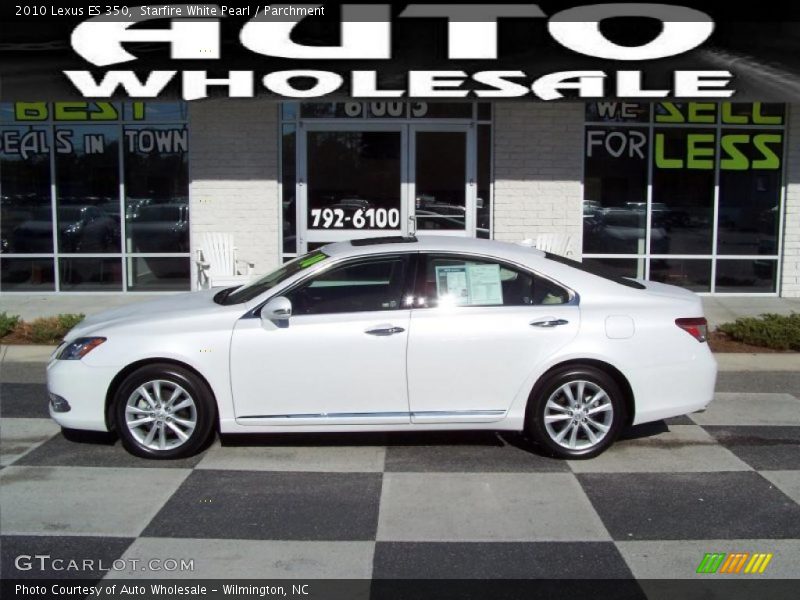 Starfire White Pearl / Parchment 2010 Lexus ES 350