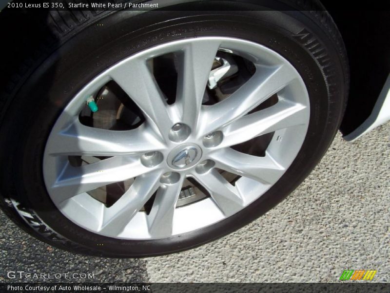 Starfire White Pearl / Parchment 2010 Lexus ES 350