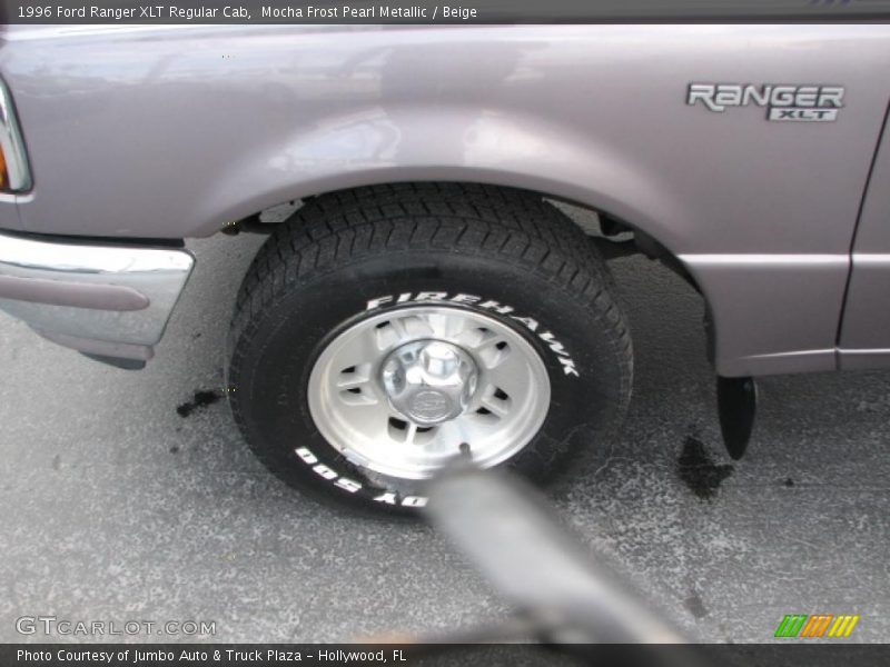 Mocha Frost Pearl Metallic / Beige 1996 Ford Ranger XLT Regular Cab