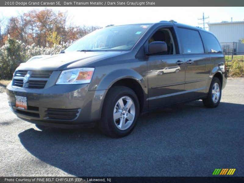 Dark Titanium Metallic / Dark Slate Gray/Light Shale 2010 Dodge Grand Caravan SE
