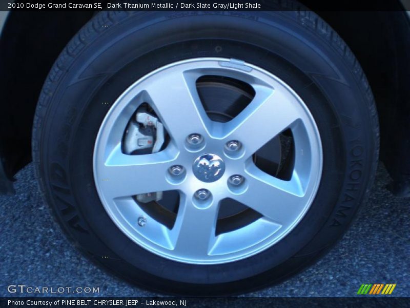 Dark Titanium Metallic / Dark Slate Gray/Light Shale 2010 Dodge Grand Caravan SE