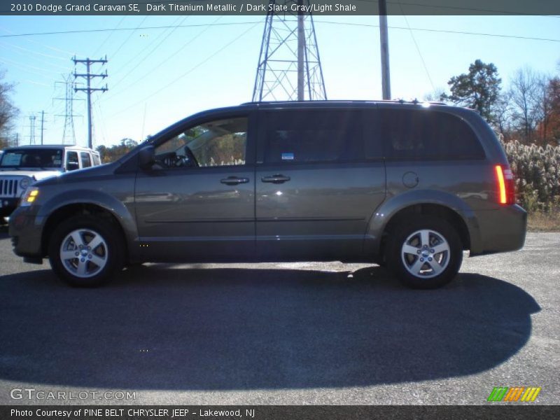 Dark Titanium Metallic / Dark Slate Gray/Light Shale 2010 Dodge Grand Caravan SE