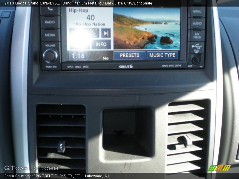 Dark Titanium Metallic / Dark Slate Gray/Light Shale 2010 Dodge Grand Caravan SE