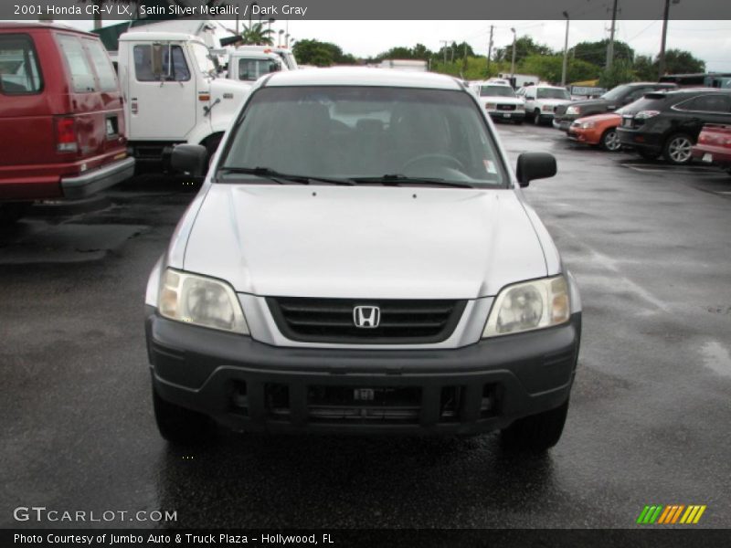 Satin Silver Metallic / Dark Gray 2001 Honda CR-V LX