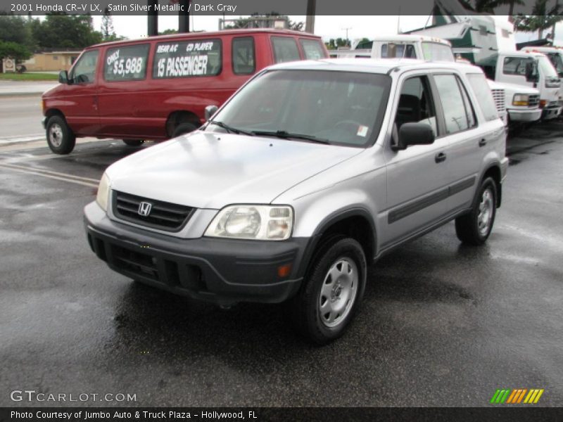Satin Silver Metallic / Dark Gray 2001 Honda CR-V LX