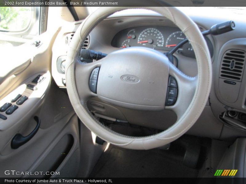 Black / Medium Parchment 2002 Ford Expedition Eddie Bauer