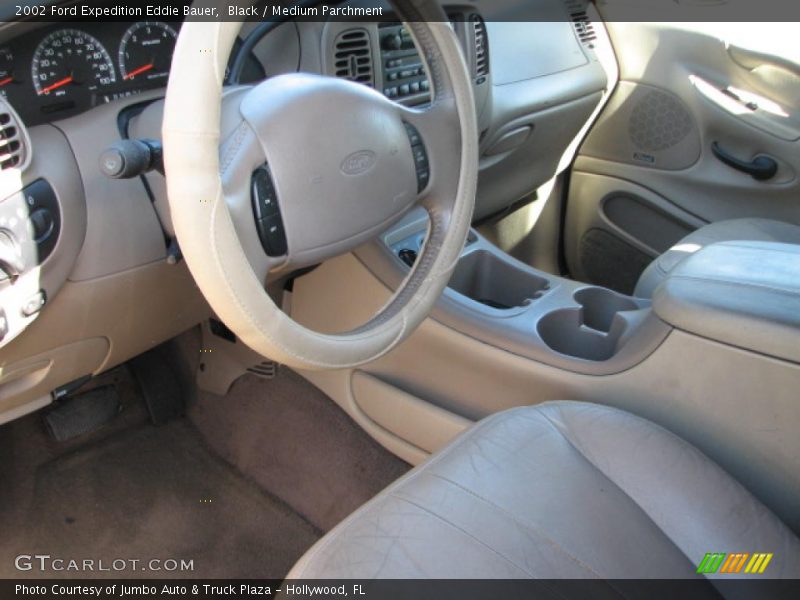 Black / Medium Parchment 2002 Ford Expedition Eddie Bauer