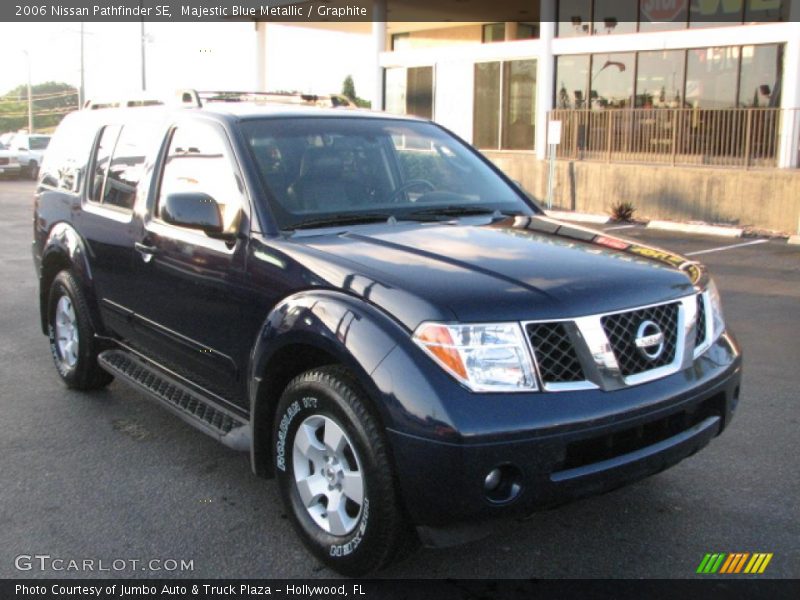 Majestic Blue Metallic / Graphite 2006 Nissan Pathfinder SE