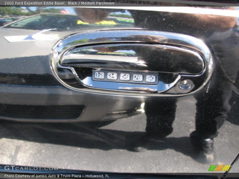 Black / Medium Parchment 2002 Ford Expedition Eddie Bauer