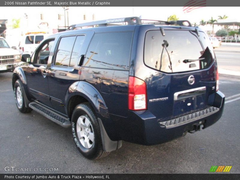 Majestic Blue Metallic / Graphite 2006 Nissan Pathfinder SE