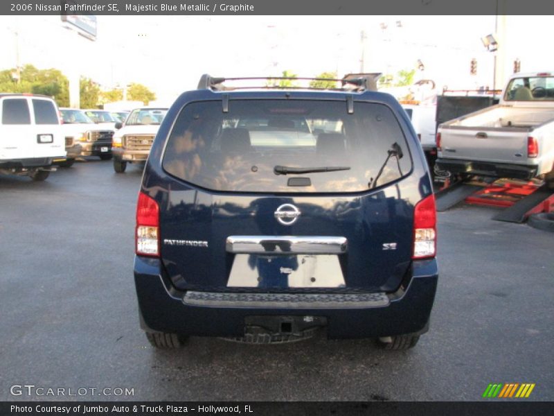Majestic Blue Metallic / Graphite 2006 Nissan Pathfinder SE