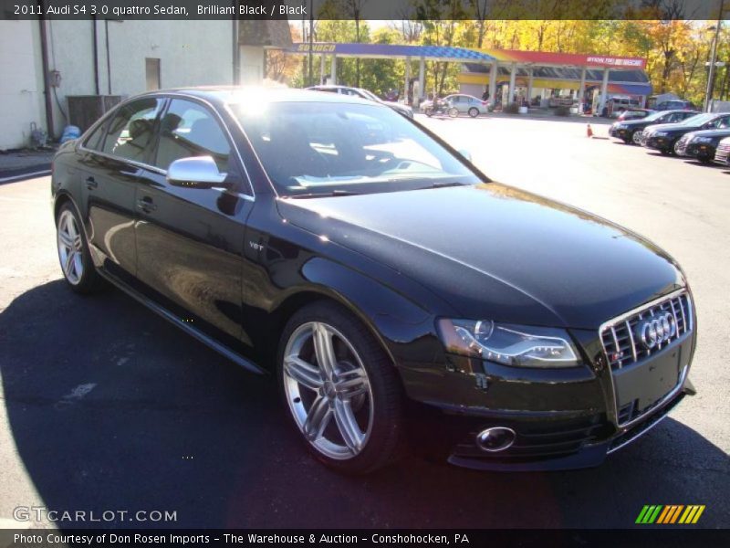 Brilliant Black / Black 2011 Audi S4 3.0 quattro Sedan