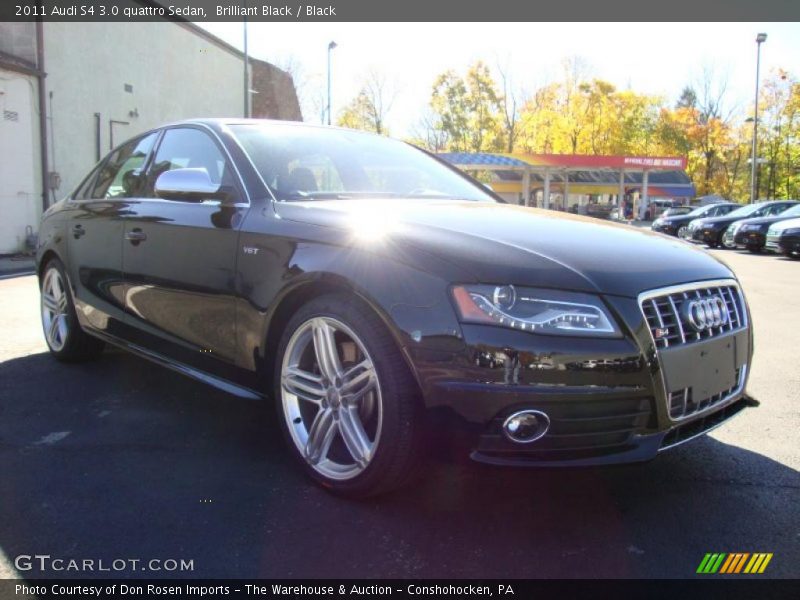 Brilliant Black / Black 2011 Audi S4 3.0 quattro Sedan