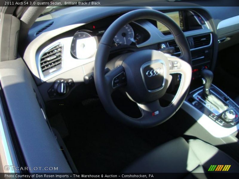 Brilliant Black / Black 2011 Audi S4 3.0 quattro Sedan