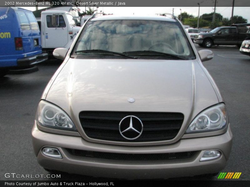 Desert Silver Metallic / Java 2002 Mercedes-Benz ML 320 4Matic
