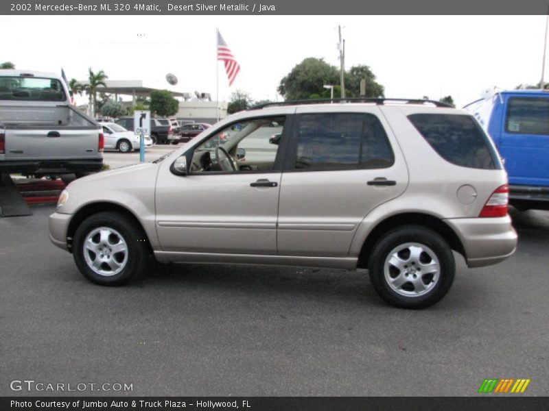 Desert Silver Metallic / Java 2002 Mercedes-Benz ML 320 4Matic