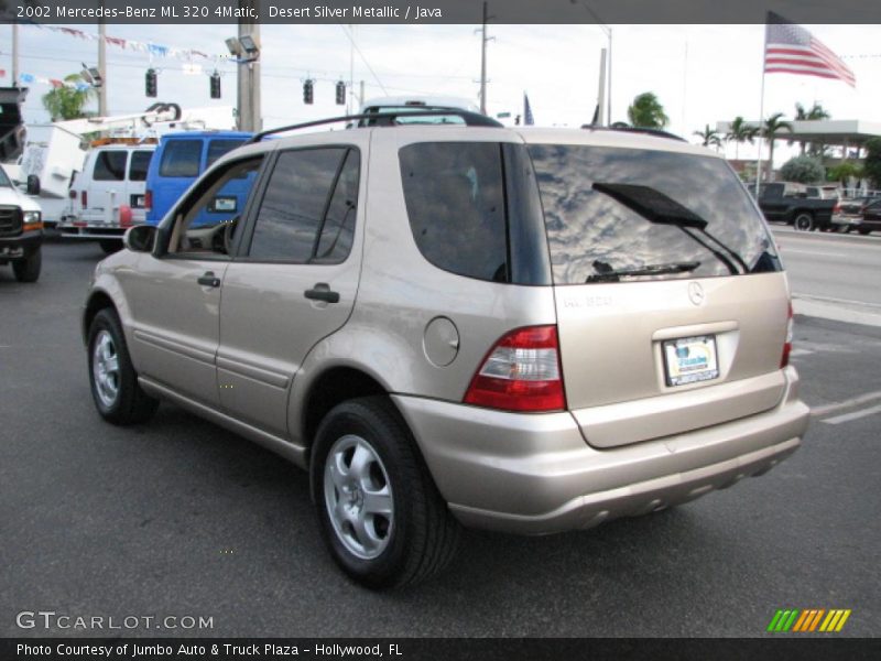 Desert Silver Metallic / Java 2002 Mercedes-Benz ML 320 4Matic