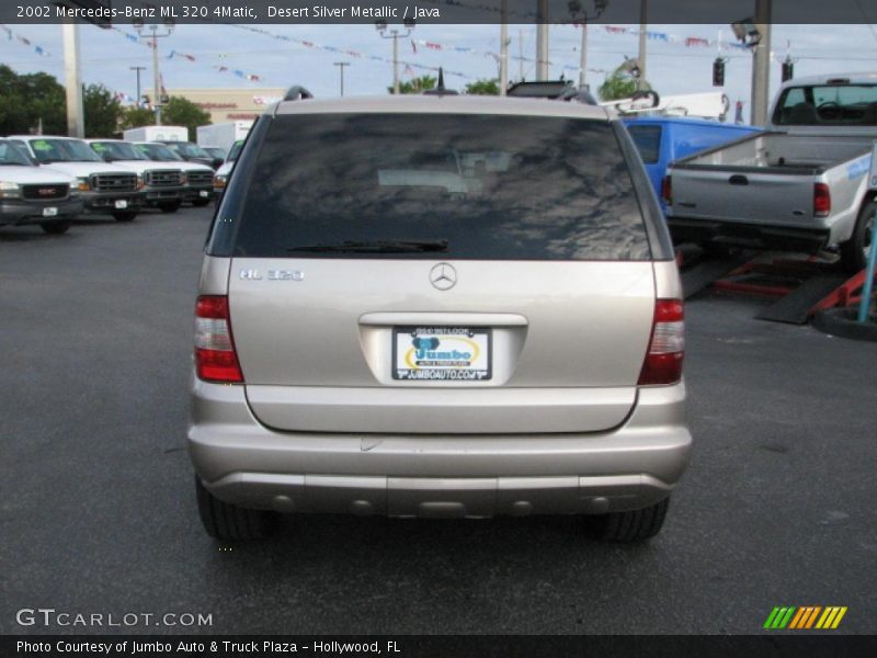 Desert Silver Metallic / Java 2002 Mercedes-Benz ML 320 4Matic