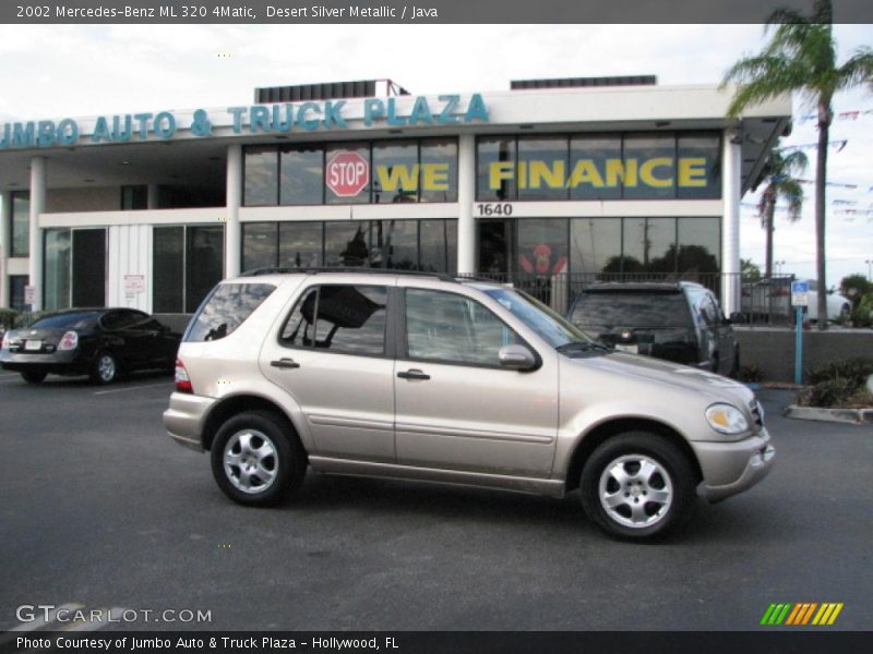 Desert Silver Metallic / Java 2002 Mercedes-Benz ML 320 4Matic
