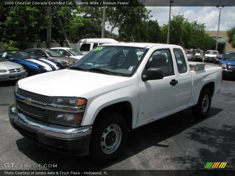 Summit White / Medium Pewter 2006 Chevrolet Colorado Extended Cab