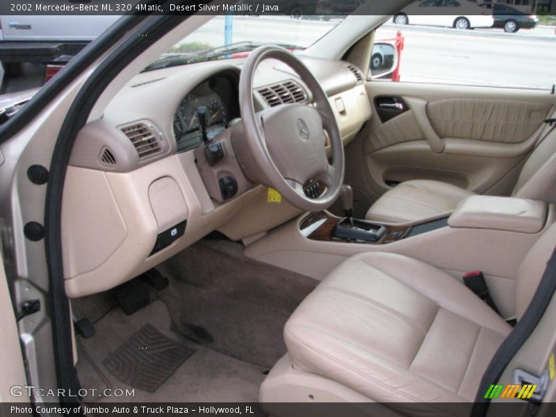 Desert Silver Metallic / Java 2002 Mercedes-Benz ML 320 4Matic
