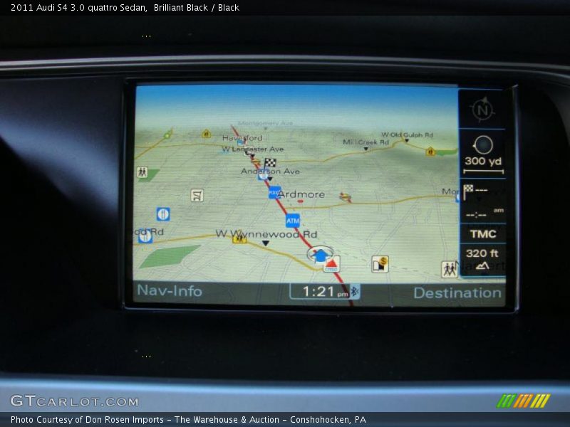 Navigation of 2011 S4 3.0 quattro Sedan