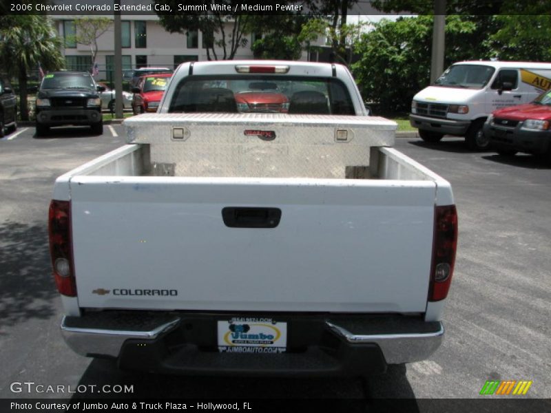 Summit White / Medium Pewter 2006 Chevrolet Colorado Extended Cab