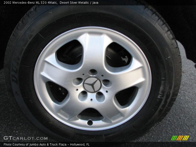 Desert Silver Metallic / Java 2002 Mercedes-Benz ML 320 4Matic