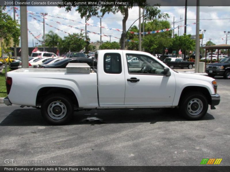 Summit White / Medium Pewter 2006 Chevrolet Colorado Extended Cab