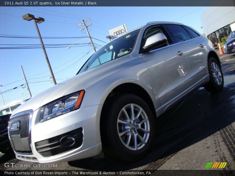 Ice Silver Metallic / Black 2011 Audi Q5 2.0T quattro