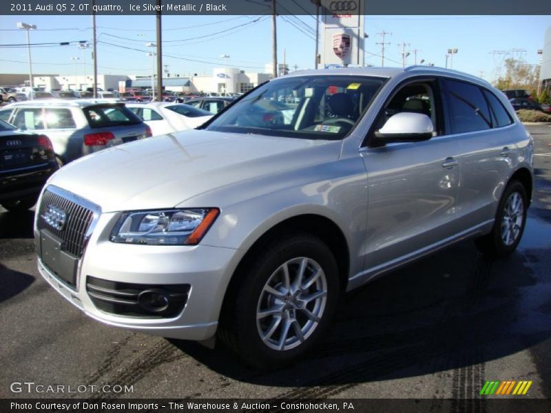 Ice Silver Metallic / Black 2011 Audi Q5 2.0T quattro