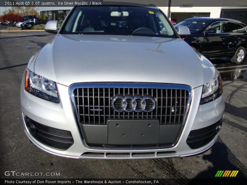 Ice Silver Metallic / Black 2011 Audi Q5 2.0T quattro