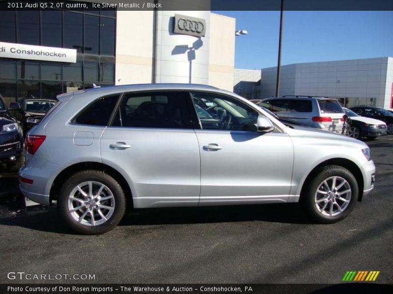 Ice Silver Metallic / Black 2011 Audi Q5 2.0T quattro