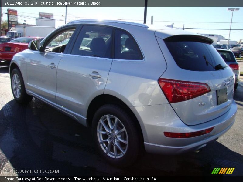 Ice Silver Metallic / Black 2011 Audi Q5 2.0T quattro